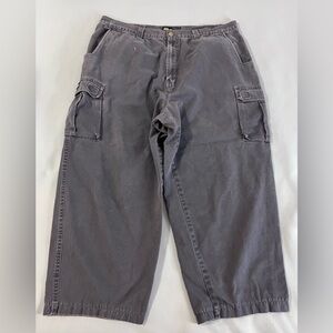 VTG FB COUNTY CARGO  PANTS MADE IN USA GRAY‎  MENS 38”x25”